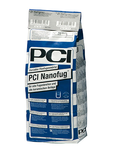 Затирка на цементной основе эластичная PCI Nanofug (Нанофуг) белая 4 кг