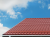 Металлочерепица модерн 0,45 PE RAL 3011 коричнево-красный